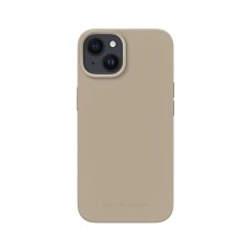 iDeal of Sweden Silicone Back Case priekš Apple iPhone 14 / 15 / 13 / 16e - Beige - silikona aizmugures apvalks / bampers-vāciņš