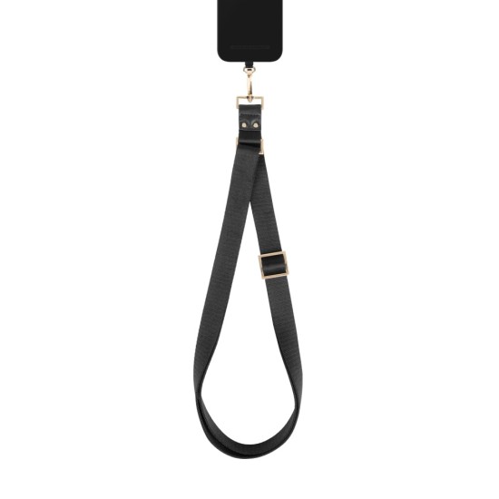 iDeal of Sweden SI23 Phone Webbing Strap - Black - kakla / pleca siksniņa