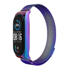 Metal Strap Replacement priekš Xiaomi Mi Smart Band 5 / 6 - Zils - metāliska siksniņa viedpulksteņiem