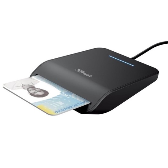 Trust Primo USB 2.0 eID / ID Card Reader - Melns - ID karšu lasītājs