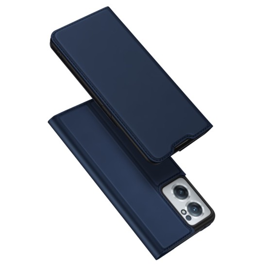 Dux Ducis Skin Pro series priekš OnePlus Nord N10 5G - Tumši Zils - sāniski atverams maciņš ar magnētu un stendu