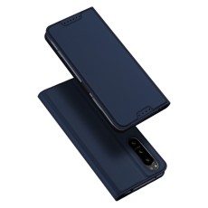 Dux Ducis Skin Pro series priekš Sony Xperia 1 IV - Tumši Zils - sāniski atverams maciņš ar magnētu un stendu / grāmatveida maciņš