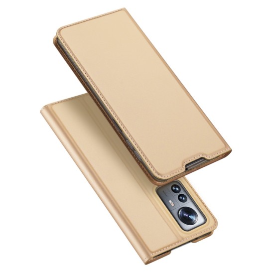 Dux Ducis Skin Pro series для Xiaomi 13 Pro - Золотистый - чехол-книжка с магнитом и стендом / подставкой