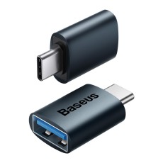 Baseus USB 3.1 OTG Female to Type-C Male - Zils - USB adapteris telefoniem vai planšetdatoriem ar Type-C ieeju / konektoru