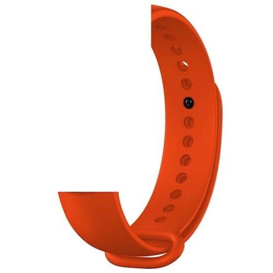Devia Deluxe Sport Silicone Watchband Strap priekš Xiaomi Mi Smart Band 5 / 6 - Oranžs - silikona siksniņa viedpulksteņiem