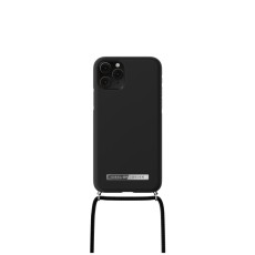 iDeal of Sweden Ordinary Necklace AW21 Back Case priekš Apple iPhone 11 Pro - Ultra Black - plastikāta aizmugures apvalks ar auklu / bampers-vāciņš