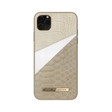 iDeal of Sweden Atelier AW20 Back Case priekš Apple iPhone 11 Pro Max - Wild Cameo - mākslīgās ādas aizmugures apvalks ar iebūvētu metālisku plāksni / bampers-vāciņš