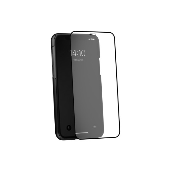 iDeal of Sweden Full Coverage Tempered Glass screen protector priekš Apple iPhone 12 mini - Melns - Ekrāna Aizsargstikls / Bruņota Stikla Aizsargplēve
