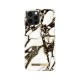 iDeal of Sweden Fashion MR21 Back Case priekš Apple iPhone 12 Pro Max - Calacatta Golden Marble - plastikāta aizmugures apvalks ar iebūvētu metālisku plāksni / bampers-vāciņš