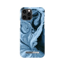 iDeal of Sweden Fashion LC21 Back Case priekš Apple iPhone 12 Pro Max - Sapphire Swirl - plastikāta aizmugures apvalks ar iebūvētu metālisku plāksni / bampers-vāciņš