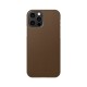 iDeal of Sweden Atelier AW21 Back Case priekš Apple iPhone 12 / 12 Pro - Intense Brown - mākslīgās ādas aizmugures apvalks ar iebūvētu metālisku plāksni / bampers-vāciņš