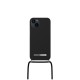 iDeal of Sweden Ordinary Necklace AW21 Back Case priekš Apple iPhone 13 - Ultra Black - plastikāta aizmugures apvalks ar auklu / bampers-vāciņš