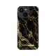 iDeal of Sweden Fashion SS20 Back Case priekš Apple iPhone 13 mini - Golden Smoke Marble - plastikāta aizmugures apvalks ar iebūvētu metālisku plāksni / bampers-vāciņš