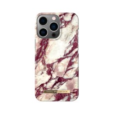 iDeal of Sweden Fashion MR21 Back Case priekš Apple iPhone 13 Pro - Calacatta Ruby Marble - plastikāta aizmugures apvalks ar iebūvētu metālisku plāksni / bampers-vāciņš