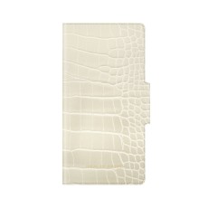 iDeal of Sweden Unity SS22 Wallet Case priekš Apple iPhone 13 Pro - Cream Beige Croco - mākslīgās ādas sāniski atverams maciņš ar bamperu uz magnēta