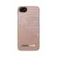 iDeal of Sweden Atelier SS20 Back Case priekš Apple iPhone 7 / 8 / SE2 (2020) / SE3 (2022) - Rose Smoke Croco - mākslīgās ādas aizmugures apvalks ar iebūvētu metālisku plāksni / bampers-vāciņš