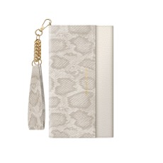 iDeal of Sweden Signature SS20 Clutch priekš Samsung Galaxy S20 Ultra 5G G988 - Pearl Python - mākslīgās ādas grāmatveida maks rokassomas veidā ar siksniņu