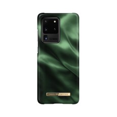 iDeal of Sweden Fashion AW19 Back Case priekš Samsung Galaxy S20 Ultra 5G G988 - Emerald Satin - plastikāta aizmugures apvalks ar iebūvētu metālisku plāksni / bampers-vāciņš