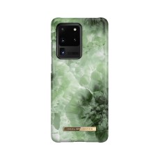 iDeal of Sweden Fashion AW20 Back Case priekš Samsung Galaxy S20 Ultra 5G G988 - Crystal Green Sky - plastikāta aizmugures apvalks ar iebūvētu metālisku plāksni / bampers-vāciņš