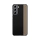 iDeal of Sweden Atelier SS22 Back Case для Samsung Galaxy S21 G991 - Charcoal Black - чехол-накладка из искусственной кожи с встроенной металической пластиной / бампер-крышка