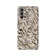 iDeal of Sweden Fashion SS22 Back Case priekš Samsung Galaxy S21 G991 - Hypnotic Zebra - plastikāta aizmugures apvalks ar iebūvētu metālisku plāksni / bampers-vāciņš