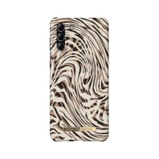 iDeal of Sweden Fashion SS22 Back Case priekš Samsung Galaxy S21 Plus G996 - Hypnotic Zebra - plastikāta aizmugures apvalks ar iebūvētu metālisku plāksni / bampers-vāciņš