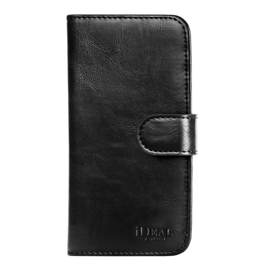 iDeal of Sweden Magnet Wallet+ Case priekš Samsung Galaxy S9 Plus G965 - Black - mākslīgās ādas sāniski atverams maciņš ar bamperu uz magnēta