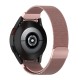 Tech-Protect Magnetic Milanese 2 Metal Watch Band priekš Samsung Galaxy Watch 4 / 5 / 5 Pro / 6 / Classic (40 / 42 / 43 / 44 / 45 / 46 / 47 mm) - Rozā Zelts - siksniņa viedpulksteņiem no nerūsējoša tērauda ar magnētu