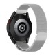 Tech-Protect Magnetic Milanese 2 Metal Watch Band priekš Samsung Galaxy Watch 4 / 5 / 5 Pro / 6 / Classic (40 / 42 / 43 / 44 / 45 / 46 / 47 mm) - Sudrabains - siksniņa viedpulksteņiem no nerūsējoša tērauda ar magnētu