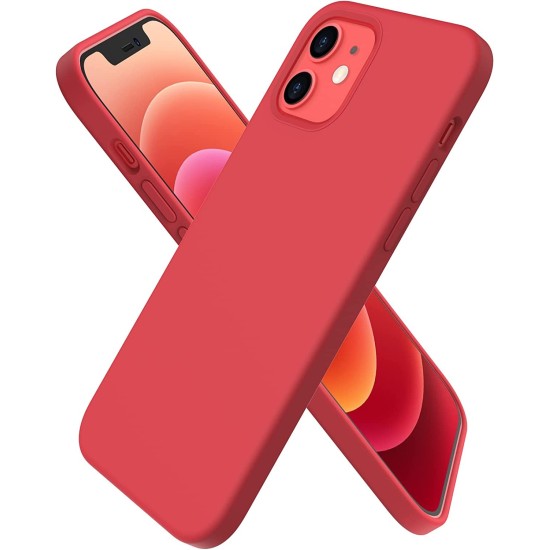 Liquid Silicone Back Case priekš Xiaomi Redmi Note 12 4G - Sarkans - silikona aizmugures apvalks / bampers-vāciņš