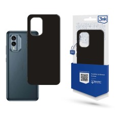 3MK Matt Case priekš Nokia X30 - Melns - matēts silikona aizmugures apvalks / bampers-vāciņš