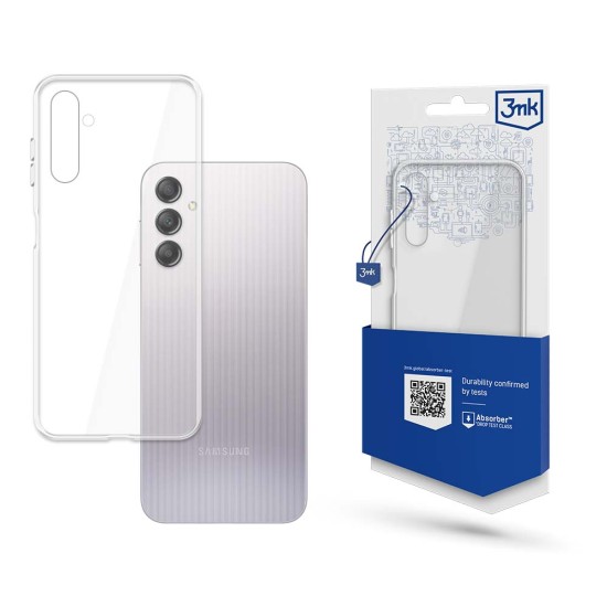 3MK Clear Case priekš Samsung Galaxy A14 4G A145 / A14 5G A146 - Caurspīdīgs - silikona aizmugures apvalks / bampers-vāciņš