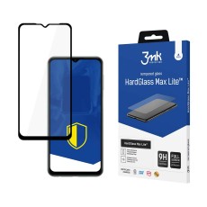 3MK HardGlass Max Lite Tempered Glass protector priekš Samsung Galaxy M33 5G M336 - Melns - ekrāna aizsargstikls / bruņu stikls