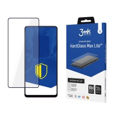 3MK HardGlass Max Lite Tempered Glass protector priekš Xiaomi Redmi Note 12 Pro+ 5G / Note 12 Pro 5G / Poco X5 Pro 5G - Melns - ekrāna aizsargstikls / bruņu stikls