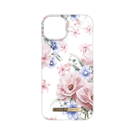 iDeal of Sweden Fashion AW23 Back Case priekš Apple iPhone 15 Plus - Floral Romance - plastikāta aizmugures apvalks ar iebūvētu metālisku plāksni / bampers-vāciņš