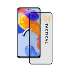 Tactical 5D Full Glue Tempered Glass screen protector priekš Xiaomi Redmi Note 11 / Note 11S / Note 12s - Melns - Ekrāna Aizsargstikls / Bruņota Stikla Aizsargplēve