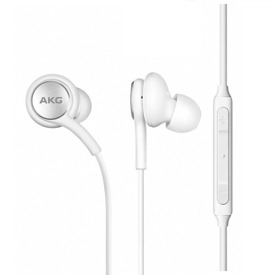Samsung AKG USB Type-C EO-IC100BWE oriģinālas stereo austiņas ar mikrofonu un pulti (bez iepakojuma) - Baltas