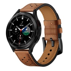 20mm Tech-Protect Leather Strap - Brūns - mākslīgās ādas siksniņas (jostas) priekš pulksteņiem