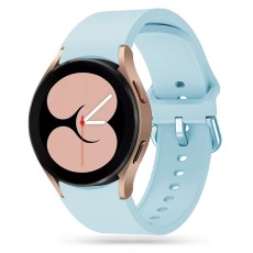 Tech-Protect Iconband Silicone Strap priekš Samsung Galaxy Watch 4 / 5 / 5 Pro / 6 / Classic / 7 / FE (40 / 42 / 43 / 44 / 45 / 46 / 47 mm) - Gaiši Zils - silikona siksniņas (jostas) priekš pulksteņiem