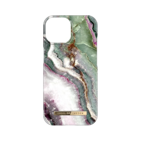 iDeal of Sweden Fashion AG22 Back Case priekš Apple iPhone 15 - Northern Lights - plastikāta aizmugures apvalks ar iebūvētu metālisku plāksni / bampers-vāciņš