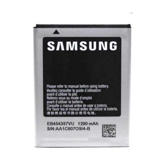 Samsung S5300 / S5360 / S6102 Li-on 1200mAh EB454357VU - Oriģināls - telefona akumulators, baterijas telefoniem (cell phone battery)