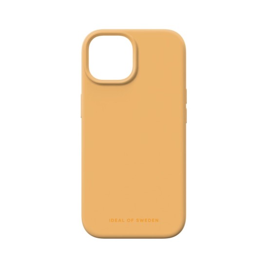 iDeal of Sweden Silicone SI23 Back Case priekš Apple iPhone 15 - Apricot - silikona aizmugures apvalks / bampers-vāciņš