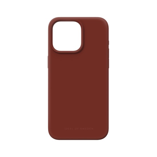 iDeal of Sweden Silicone Back Case priekš Apple iPhone 15 Pro Max - Dark Amber - silikona aizmugures apvalks / bampers-vāciņš