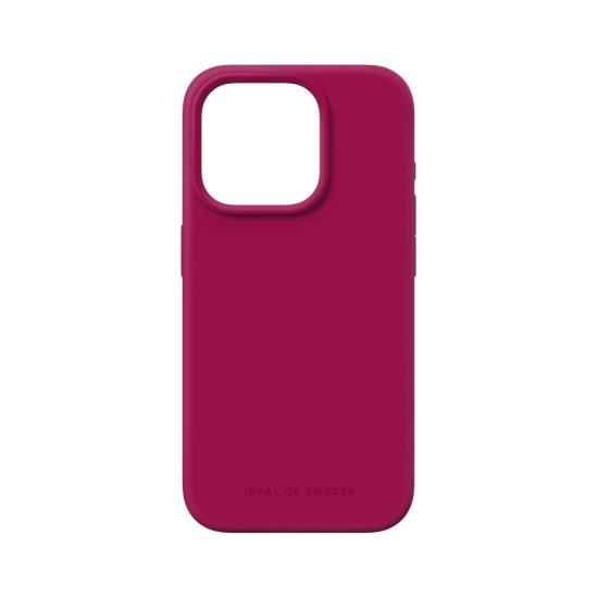 iDeal of Sweden Silicone Back Case priekš Apple iPhone 15 Pro - Magenta - silikona aizmugures apvalks / bampers-vāciņš
