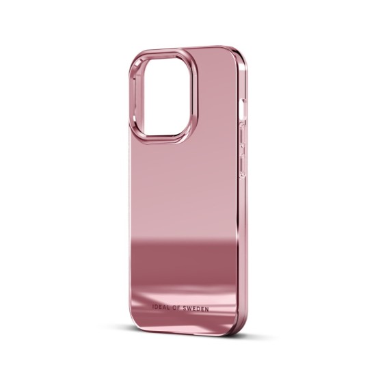 iDeal of Sweden Mirror Back Case priekš Apple iPhone 15 Pro - Rose Pink - silikona-plastikāta aizmugures apvalks / bampers-vāciņš