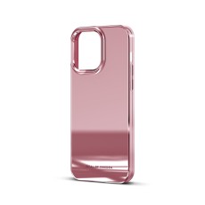 iDeal of Sweden Mirror Back Case priekš Apple iPhone 15 Pro Max - Rose Pink - silikona-plastikāta aizmugures apvalks / bampers-vāciņš