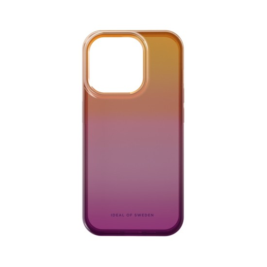 iDeal of Sweden Clear SS23 Back Case priekš Apple iPhone 15 Pro - Vibrant Ombre - silikona aizmugures apvalks / bampers-vāciņš