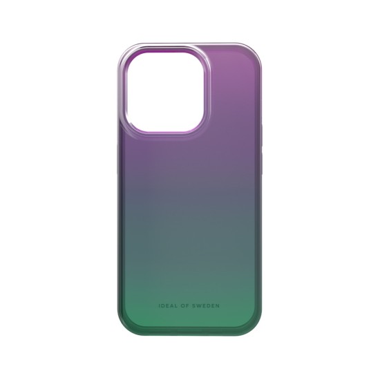 iDeal of Sweden Clear SS23 Back Case priekš Apple iPhone 15 Pro - Fluorite Ombre - silikona aizmugures apvalks / bampers-vāciņš