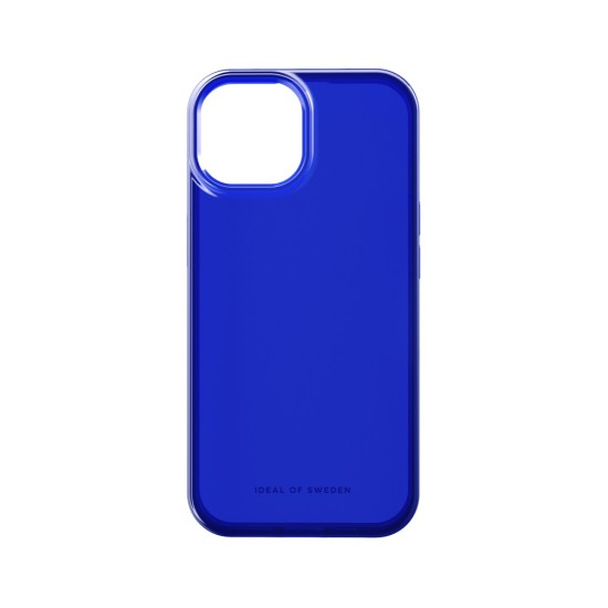 iDeal of Sweden Clear SS23 Back Case priekš Apple iPhone 15 - Cobalt Blue - silikona aizmugures apvalks / bampers-vāciņš