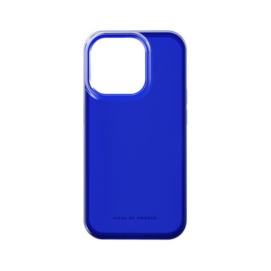 iDeal of Sweden Clear SS23 Back Case priekš Apple iPhone 15 Pro - Cobalt Blue - silikona aizmugures apvalks / bampers-vāciņš